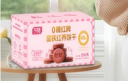 唐人福0糖紅稗餅干